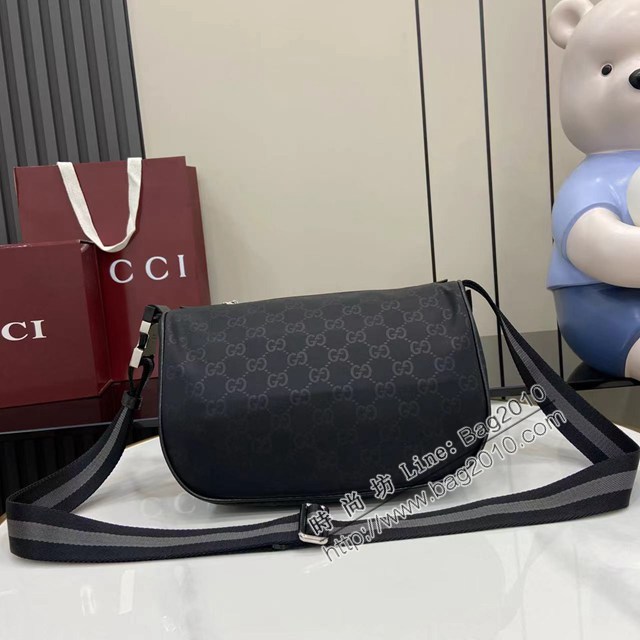 Gucci專櫃古馳最新款男士郵差包單肩斜挎包 jh2944型號:  449182